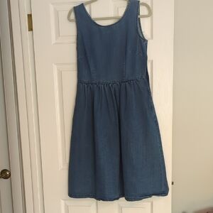 Casual Denim Blue Dress